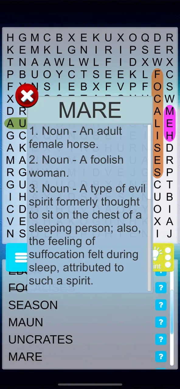 Word Search - Pastime | Games | XWorld