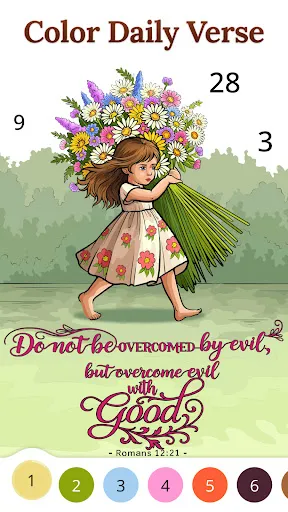 Bible Coloring Paint By Number | Games | XWorld
