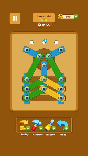 Screw Wood Nuts : Bolts Puzzle | Games | XWorld