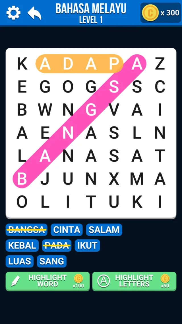 Word Search - Jom Cari Kata | Permainan | XWorld