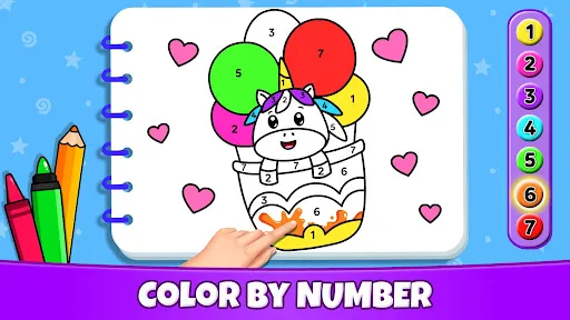 Unicorn Coloring Game For Kids | Games | XWorld