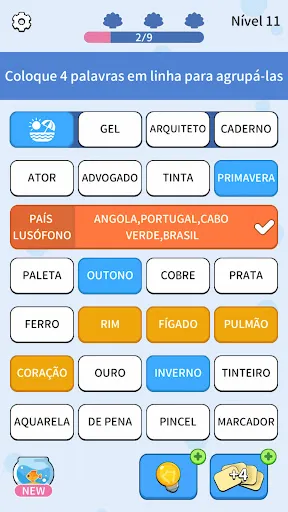 Associa Palavras: Association | Jogos | XWorld