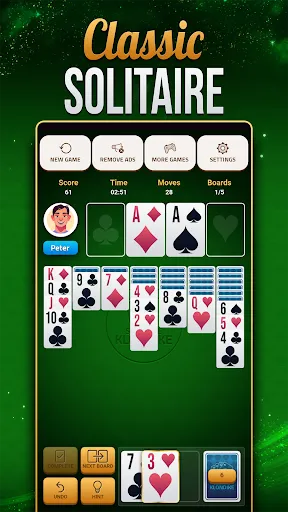 Solitaire Klondike Classic | Permainan | XWorld