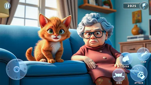 brincadeira de gato mau avó | Jogos | XWorld