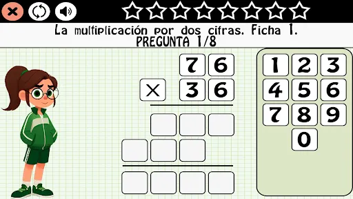 Matemáticas 8 años | juego | XWorld