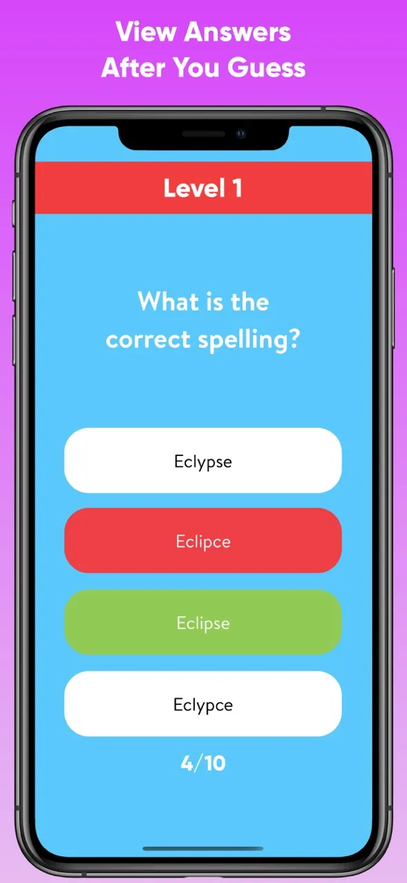 Spelling Test Quiz - Word Game | Games | XWorld