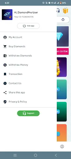 DiamondPro – Win FFDiamonds | Permainan | XWorld