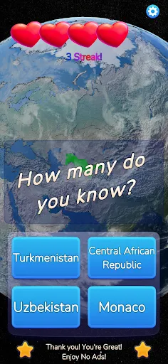 Globe Guess 3D | Games | XWorld