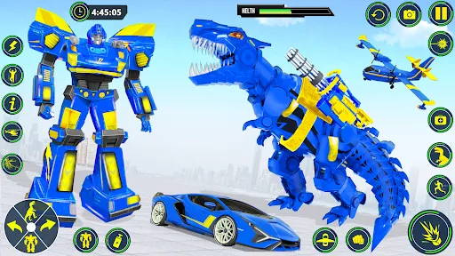 Dino Transform Robot Car Game | เกม | XWorld