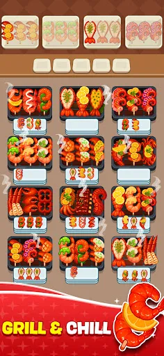 Grill Sort: Sorting Games | Permainan | XWorld