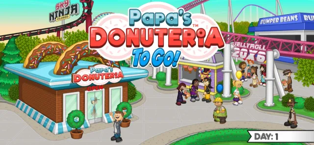 Papa's Donuteria To Go! | Permainan | XWorld