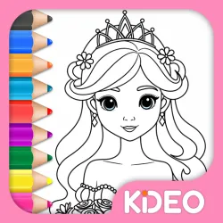 XWorld | Princesa para Colorir Glitter