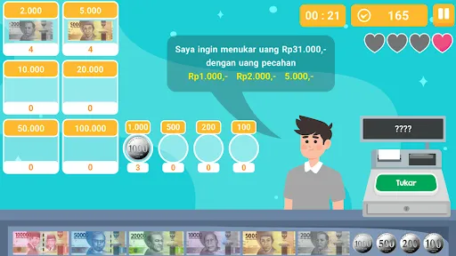 Belajar Tukar Uang Rupiah | เกม | XWorld