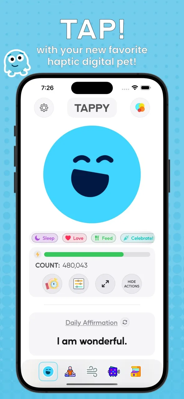 Tappy: Self Care Fidgeter | 游戏 | XWorld