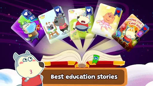 Wolfoo Stories, Book for Kids | Permainan | XWorld