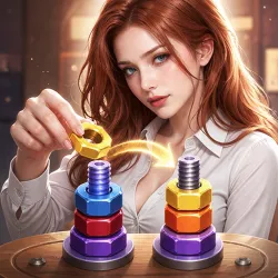 XWorld | Romantic Nuts & Bolts Sorting XWorld | Romantic Nuts & Bolts Sorting