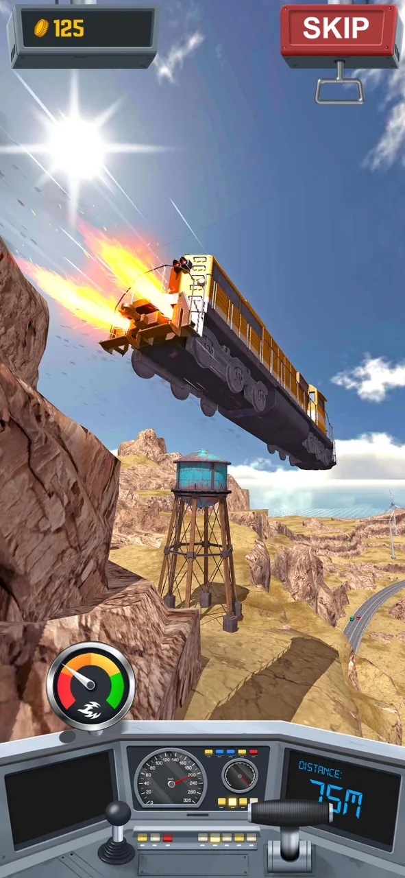 Train Ramp Jumping | Permainan | XWorld