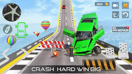 Car Crash Games Mega Car Games | Permainan | XWorld
