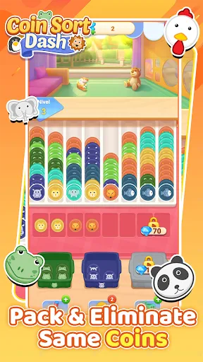 Coin Sort Dash | Games | XWorld