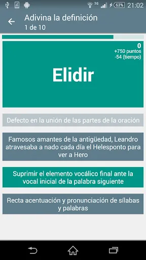 Juego del Diccionario | juego | XWorld