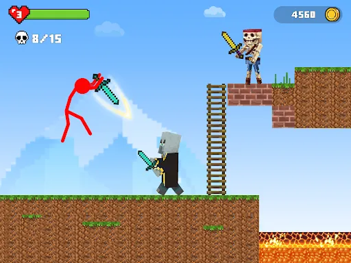 Stick-man Battle - Craft World | Игры | XWorld