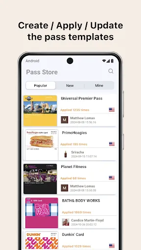Pass2U Wallet - Add store card | Permainan | XWorld