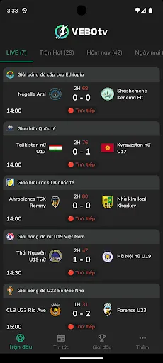 Vebo TV - Tỷ số trực tiếp | Games | XWorld