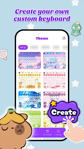 Keyboard Themes: Custom Emoji | Permainan | XWorld