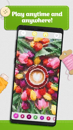 Cross Stitch Coloring Art | Games | XWorld