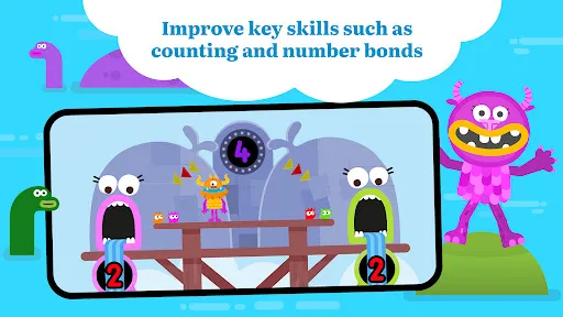 Math: Teach Monster Numbers | Games | XWorld