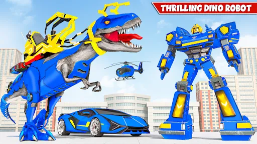 Dino Transform Robot Car Game | juego | XWorld