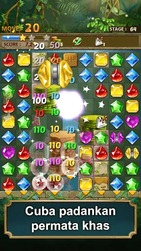 Jewels Jungle : Match 3 Puzzle | Permainan | XWorld Jewels Jungle : Match 3 Puzzle | Permainan | XWorld