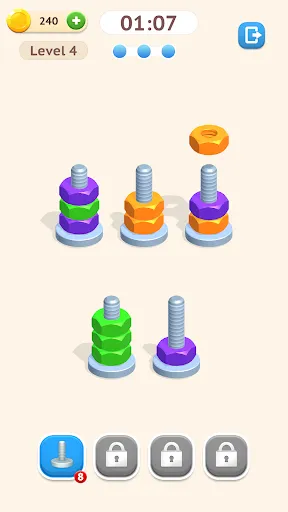 Screw Sort Puzzle | Permainan | XWorld