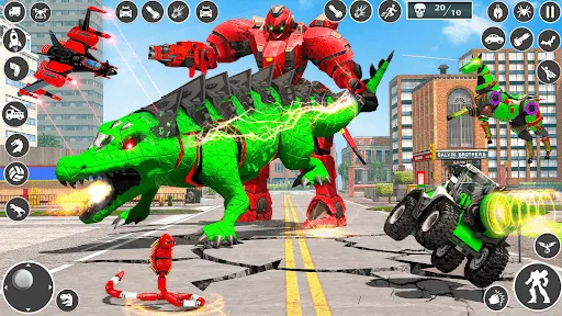 Crocodile Robot Animal Game 3D | Игры | XWorld