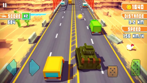 Blocky Highway: Traffic Racing | Games | XWorld