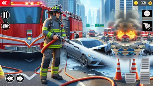 Fire Truck Rescue Simulator 3D | Permainan | XWorld