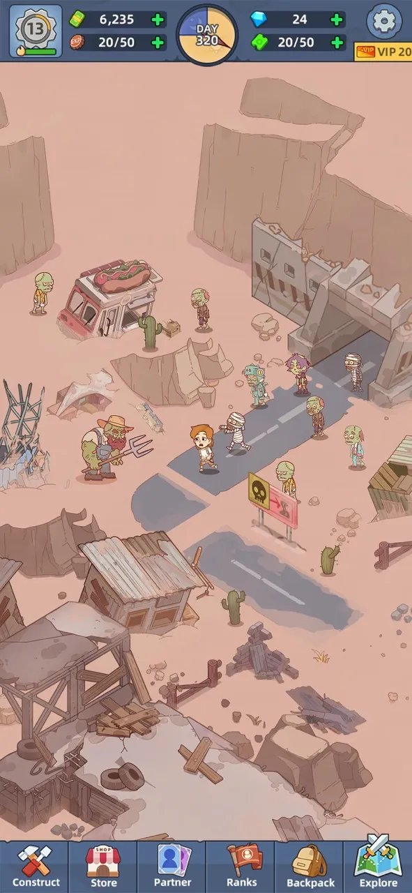 Mini Survival: Zombie Fight | Permainan | XWorld