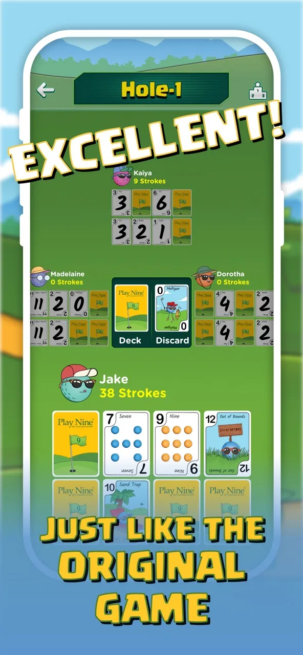 Play Nine: Golf Card Game | Games | XWorld