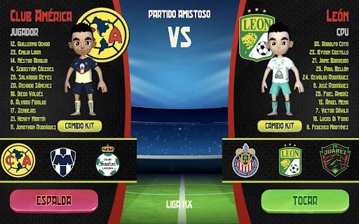 Liga MX de fútbol | juego | XWorld