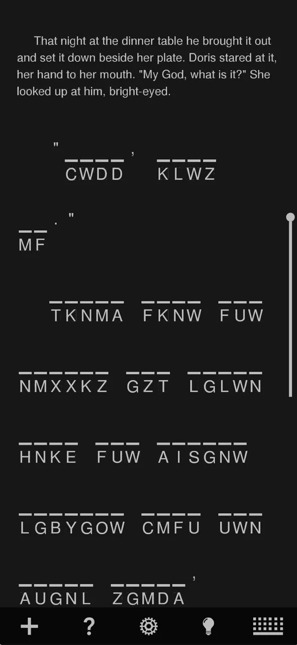 Cryptogram Tale | Permainan | XWorld
