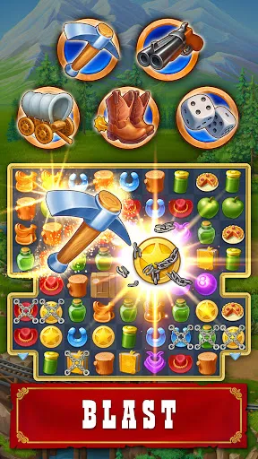 Jewels of the Wild West・Match3 | Games | XWorld