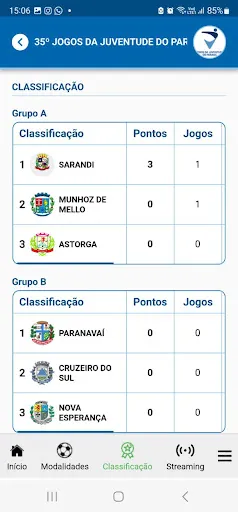Paraná Esporte | Jogos | XWorld