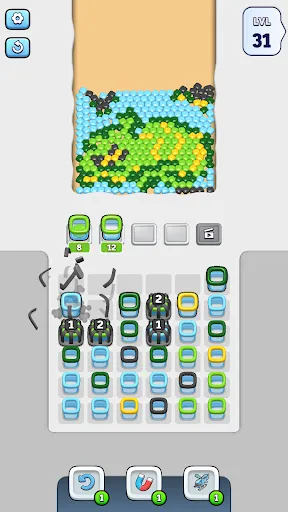 Pixel Sort - Сортировка мячей | Игры | XWorld