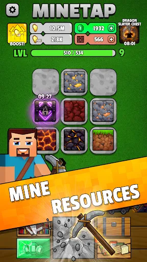 Minetap – Merge rpg clicker | juego | XWorld