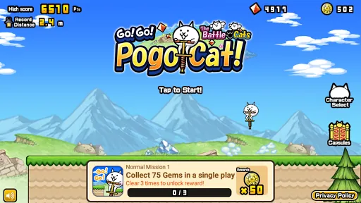 Go! Go! Pogo Cat | Games | XWorld