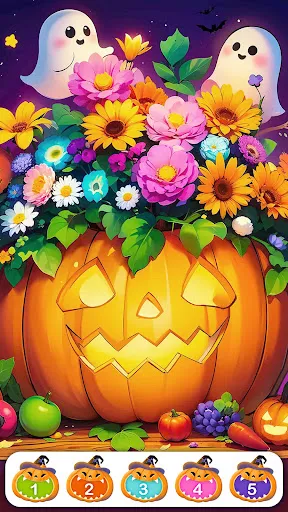 Halloween Color by Number Game | Permainan | XWorld Halloween Color by Number Game | Permainan | XWorld