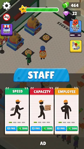 Idle Pizza Shop Tycoon Game | 游戏 | XWorld