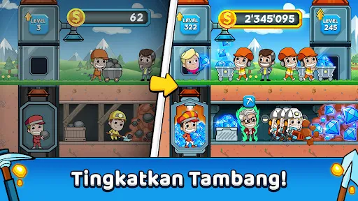 Idle Miner Tycoon: Gold & Cash | Permainan | XWorld