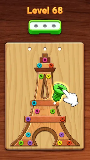 Color Wood Screw | juego | XWorld