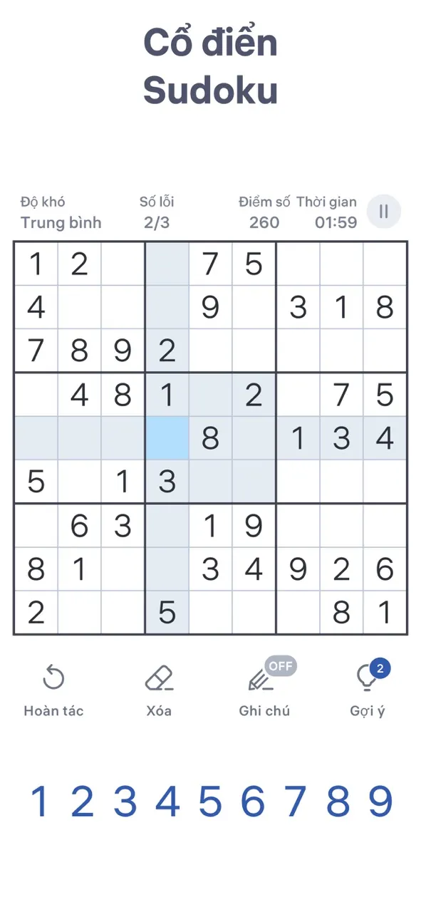 Sudoku.com - Câu đố Kinh điển | Games | XWorld